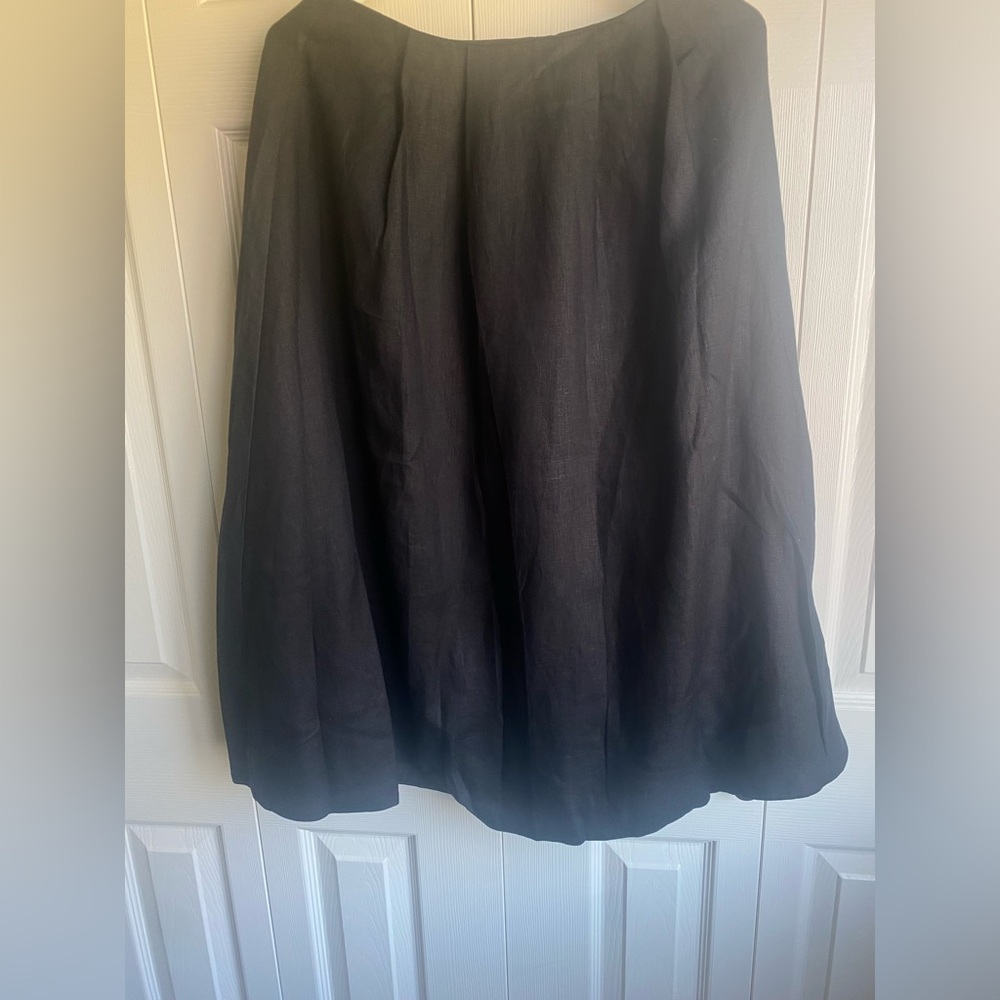 NEW Reformation Moya Linen Two pieces - Black Size 2 - Picture 10 of 15